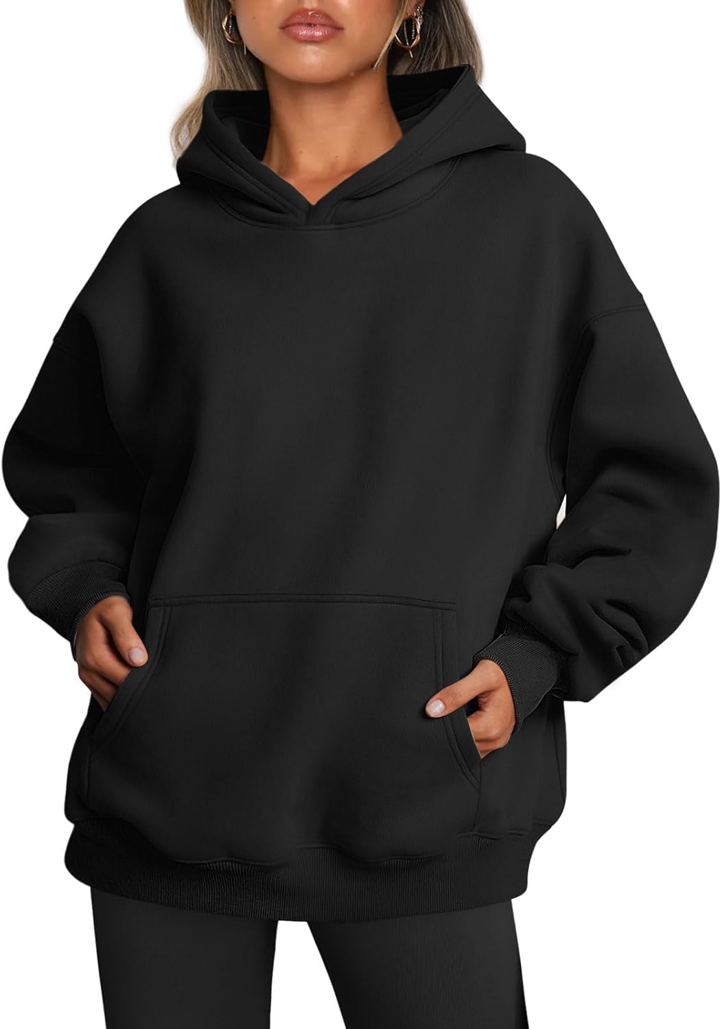 Womens Oversized Hoodies Fleece Sweatshirts Fall Fashion 2025 Pullover Sweaters Winter Clothes
