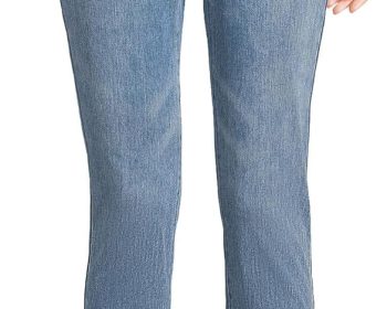Women's Starfish High Rise Knit Denim Straight Jeans