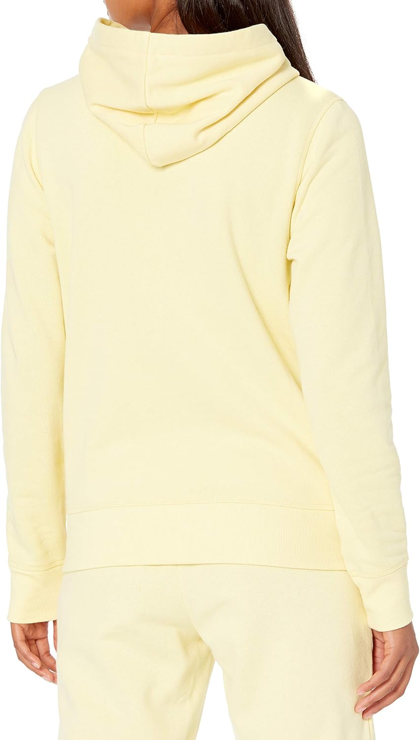womens French Terry Fleece Pullover Hoodie - Image 2